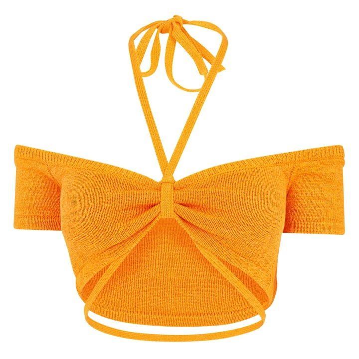 CULT GAIA Cessaly Knit Top - Orange