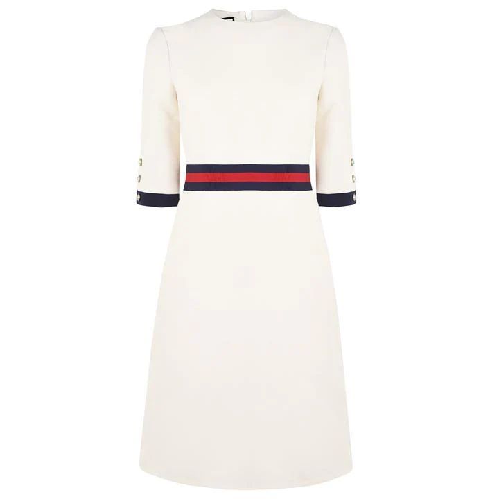 GUCCI Web Waist Dress - Beige