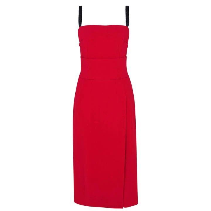 Dolce and Gabbana Dg Cady Pesante Dres Ld05 - Red