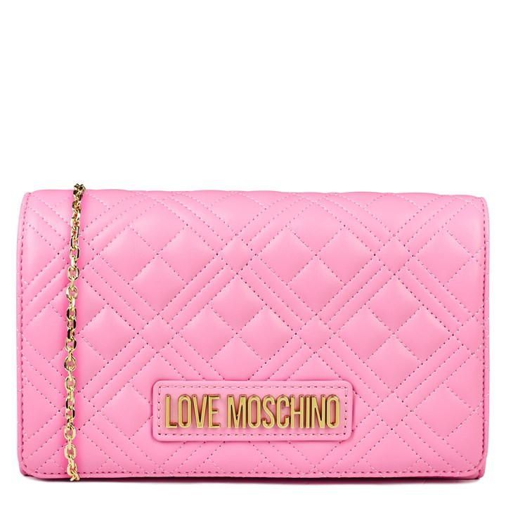 Love Moschino Super Quilted Mini Crossbody Bag - Pink