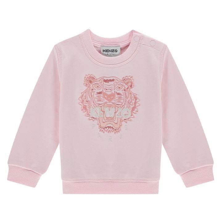 Babies Tiger Logo Sweatshirt - Pink