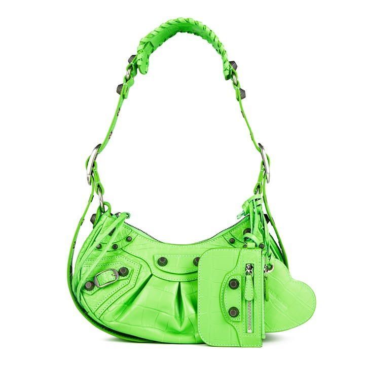 Balenciaga Le Cagole Xs Shoulder Bag - Green