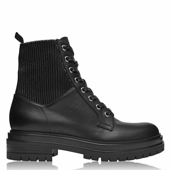 Martis Laced Up Boots - Black