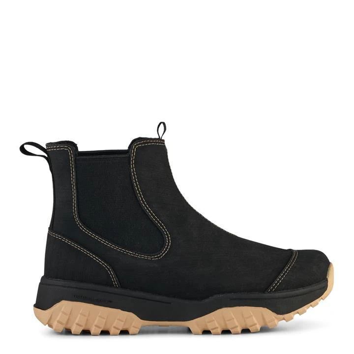Magda Track Ankle Boots - Black