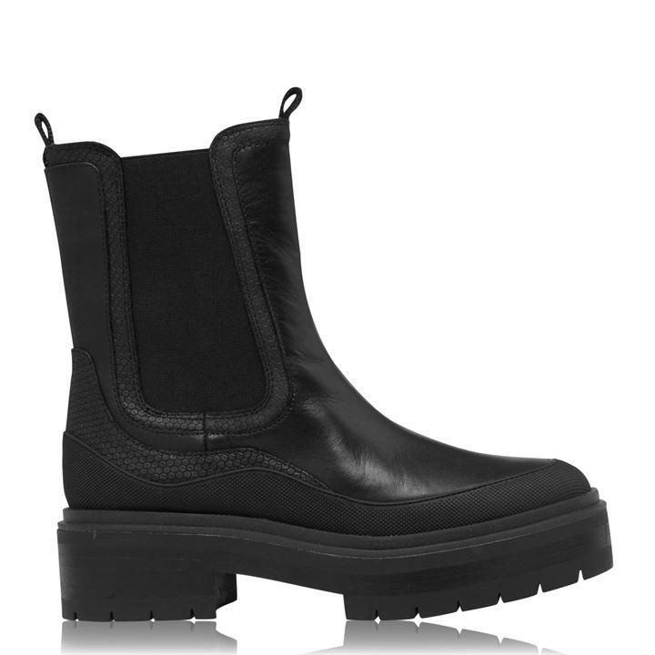 Lulia Lug Sole Boots - Black