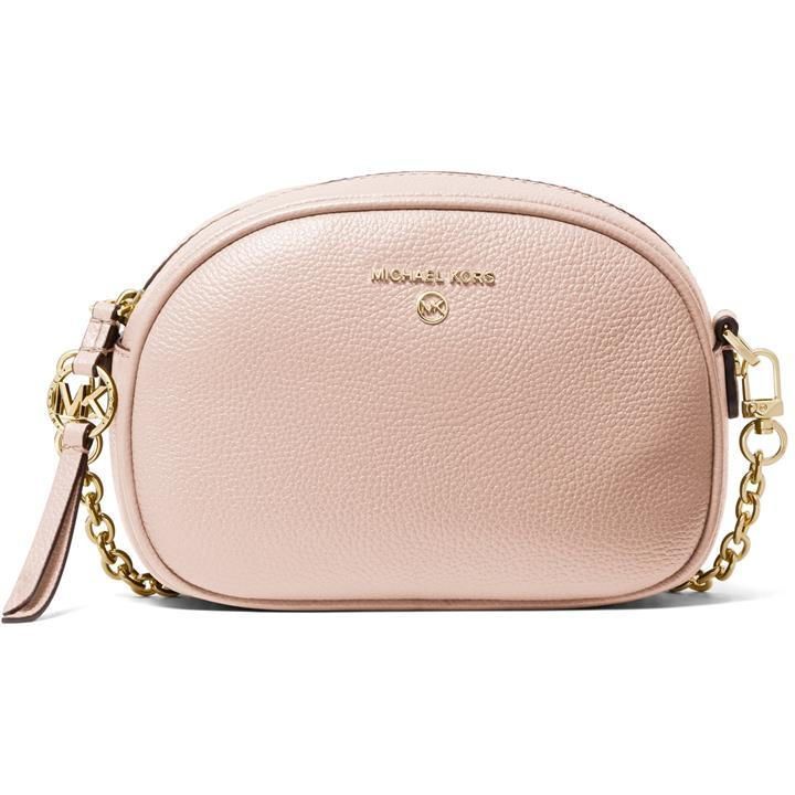 Jet Set Small Pebbled Leather Convertible Camera Bag - Pink