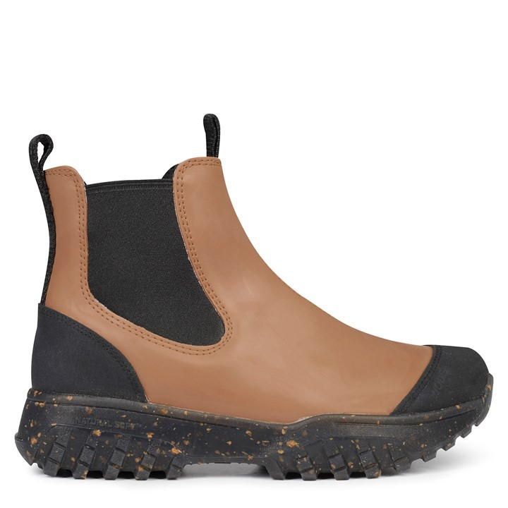 Magda Waterproof Ankle Boots - Beige
