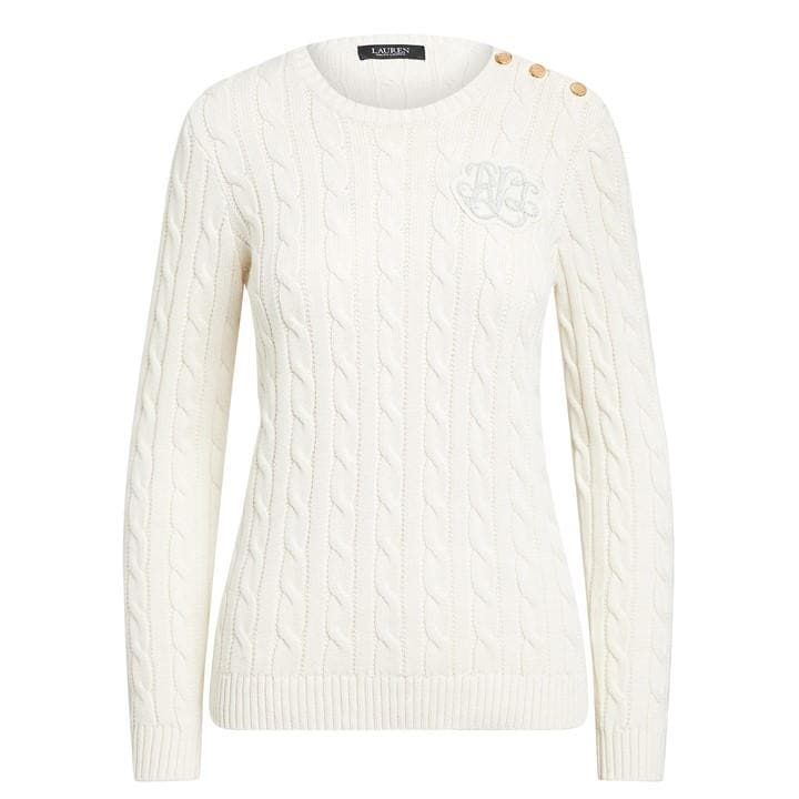 Lauren Ralph Lauren Montiva Knitted Jumper Womens - Cream