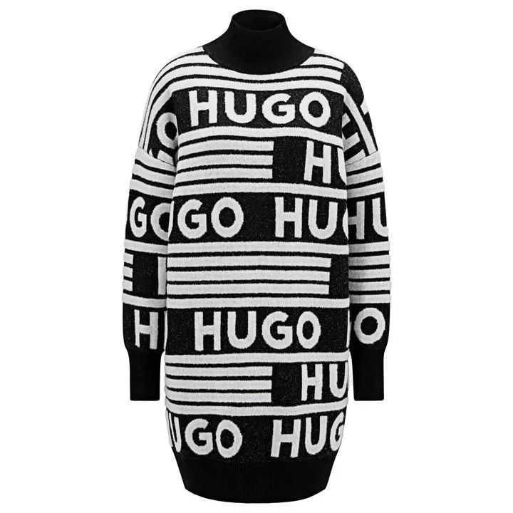 Hugo Sisminy Dress Ld24 - Black