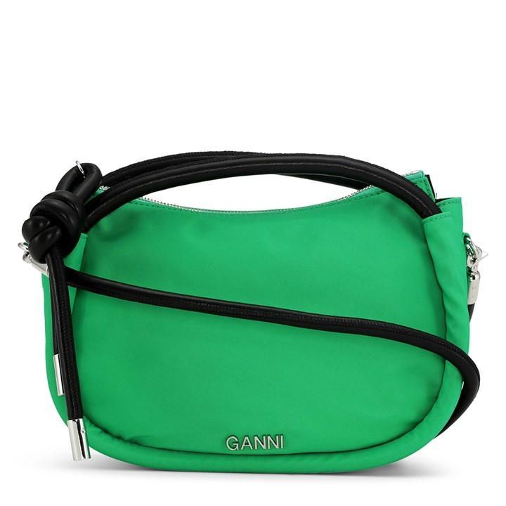 Knot Recycled Shell Mini Shoulder Bag - Green