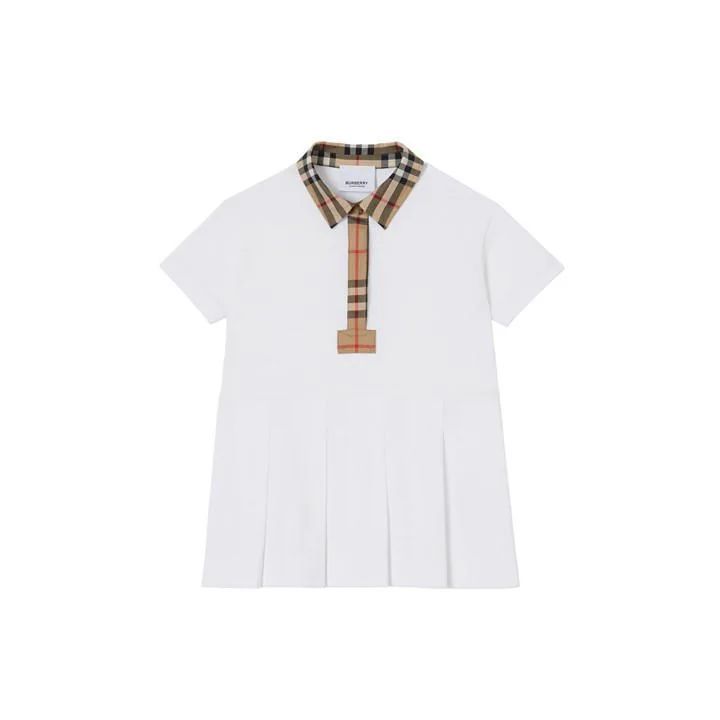 Mini Sigrid Polo Dress - White