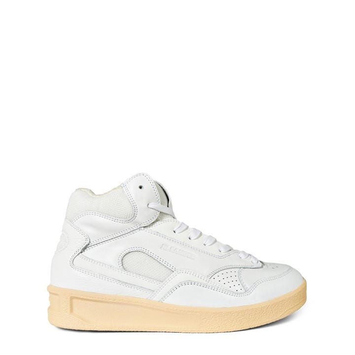 Gum-Sole High-Top Trainers - White