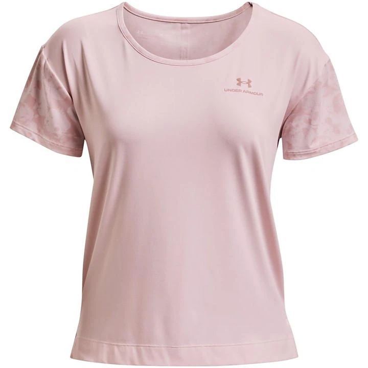 Under Armour Rush Novelty Short Sleeve T-Shirt Womens - Pink
