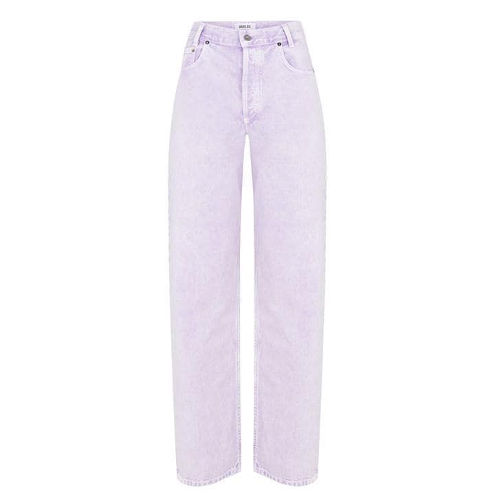 Tapered Baggy Jeans - Purple