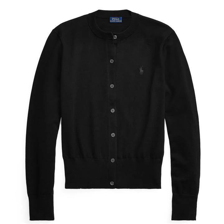 Polo Ralph Lauren Long Sleeve Button Cardigan Womens - Black