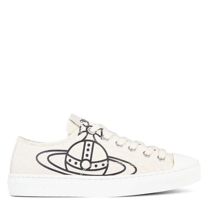 Plimsoll Canvas Trainers - White