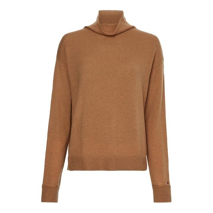 Softwool Mock-Nk Sweater - Beige