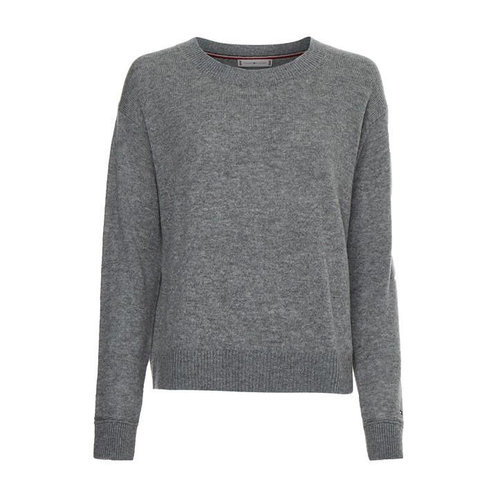 Softwool C-Nk Sweater - Grey