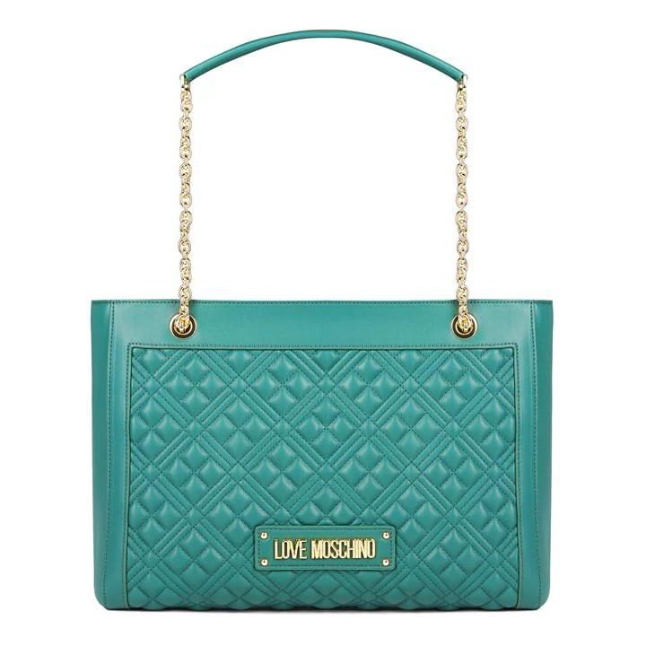 Super Quilted Tote Bag - Green