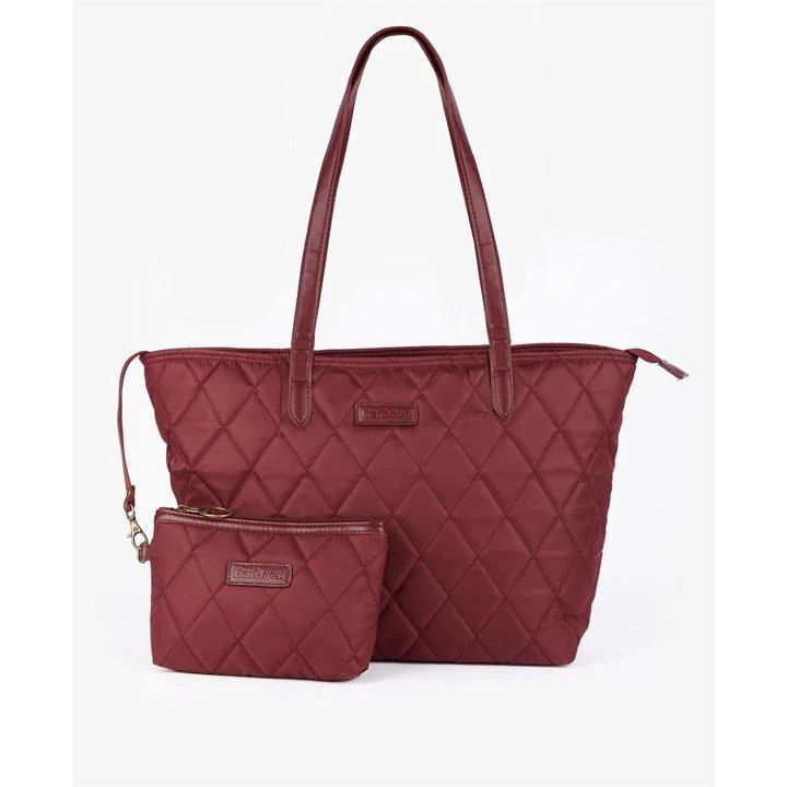 Witford Quilted Tote Bag - Red
