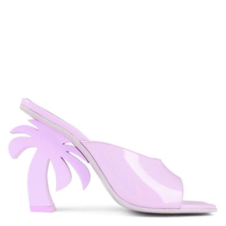 Palm Mule Heels - Purple