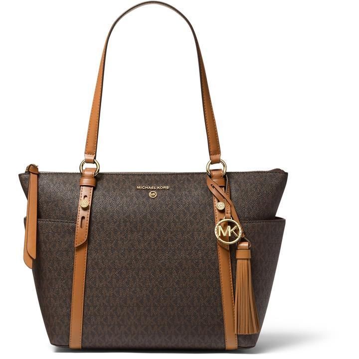 Sullivan Medium Logo Tote Bag - Brown