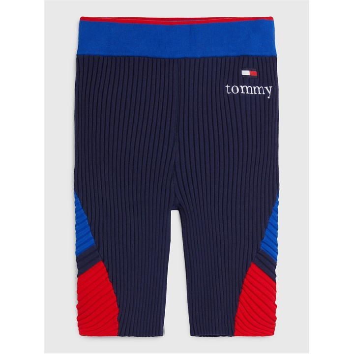 Tjcw Knitted Cycling Shorts - Blue