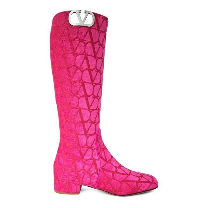 Vlogo Knee Boots - Pink
