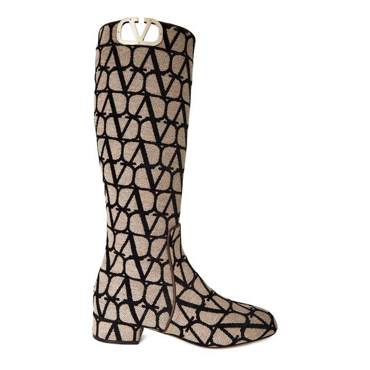 Vlogo Knee Boots - Beige