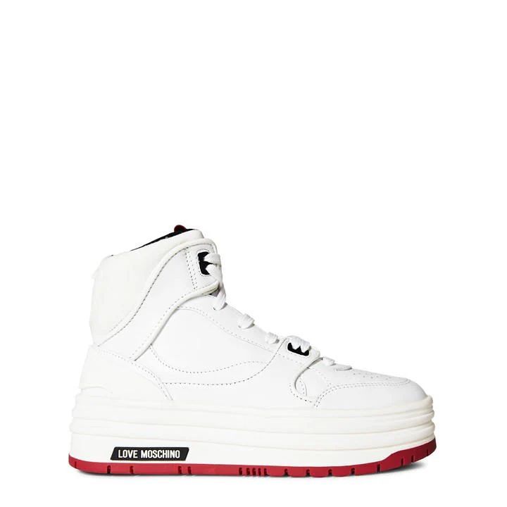Chunky Basketball High-Top Trainers - White
