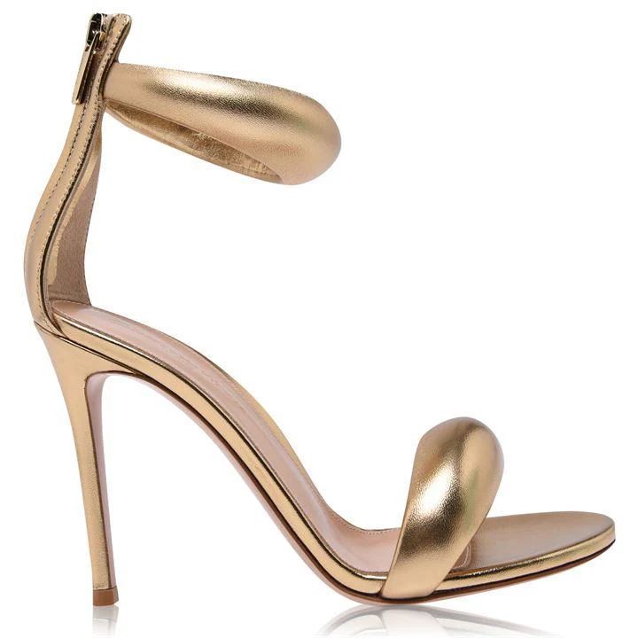 California Nappa Leather Sandals - Gold