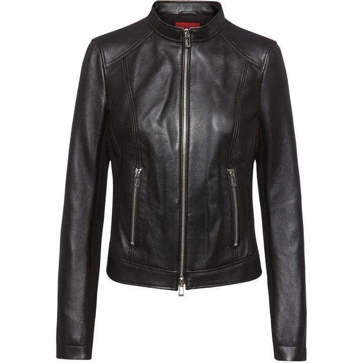 Lanore Leather Jacket - Black