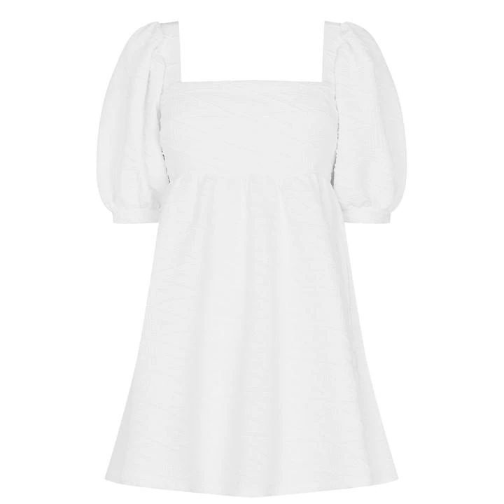Violet Dress - White