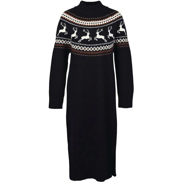Kingsbury Knitted Dress - Black