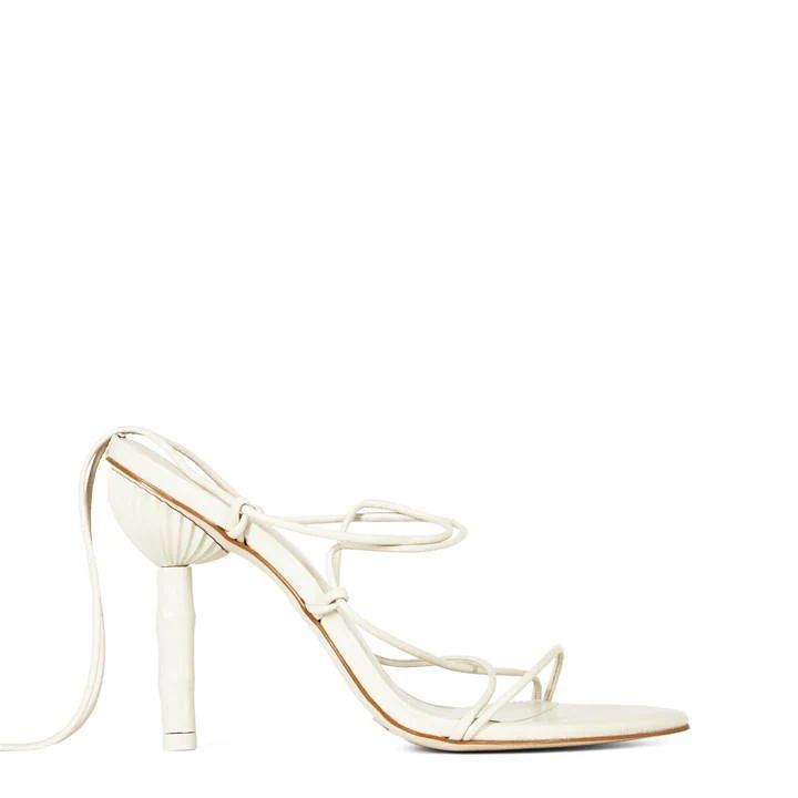 Soleil Heeled Sandals - White
