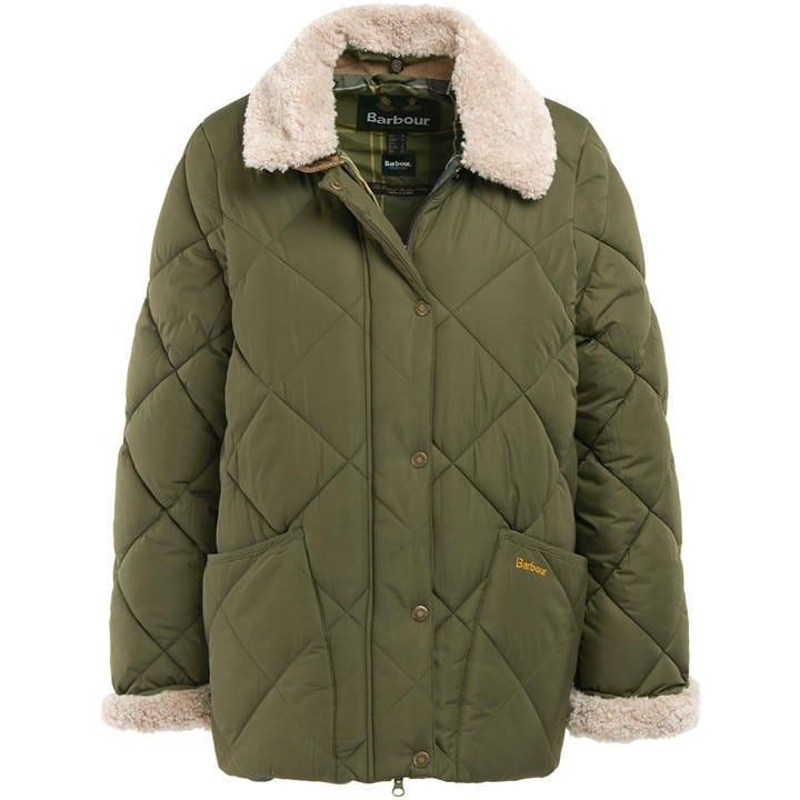 Winter Liddesdale Quilted Jacket - Green