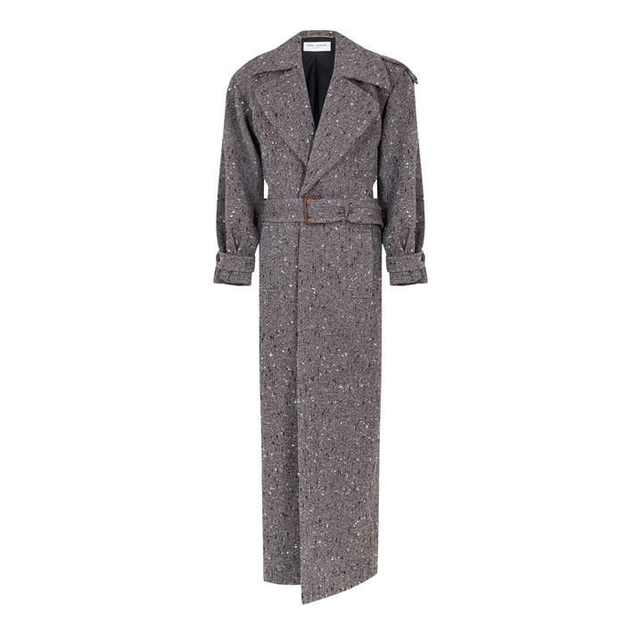 Saint Wool Coat Ld31 - Grey