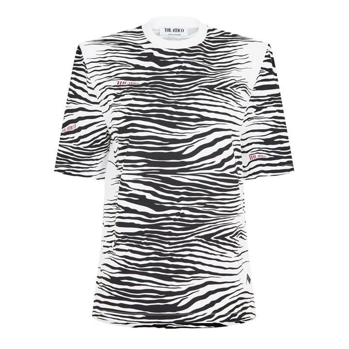 Zebra Print Bella T Shirt - Multi