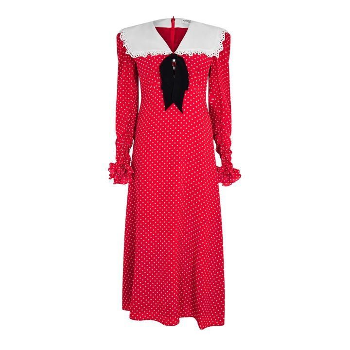 Polka Dot Dress - Red