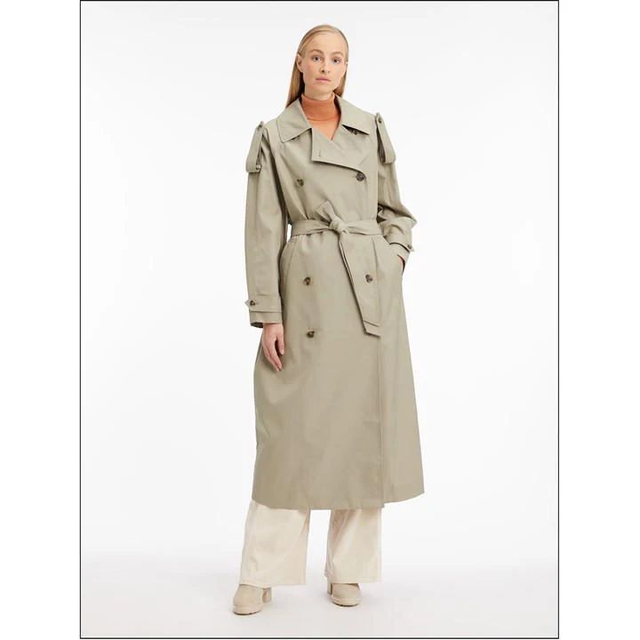 Oversized Trench Coat - Neutral