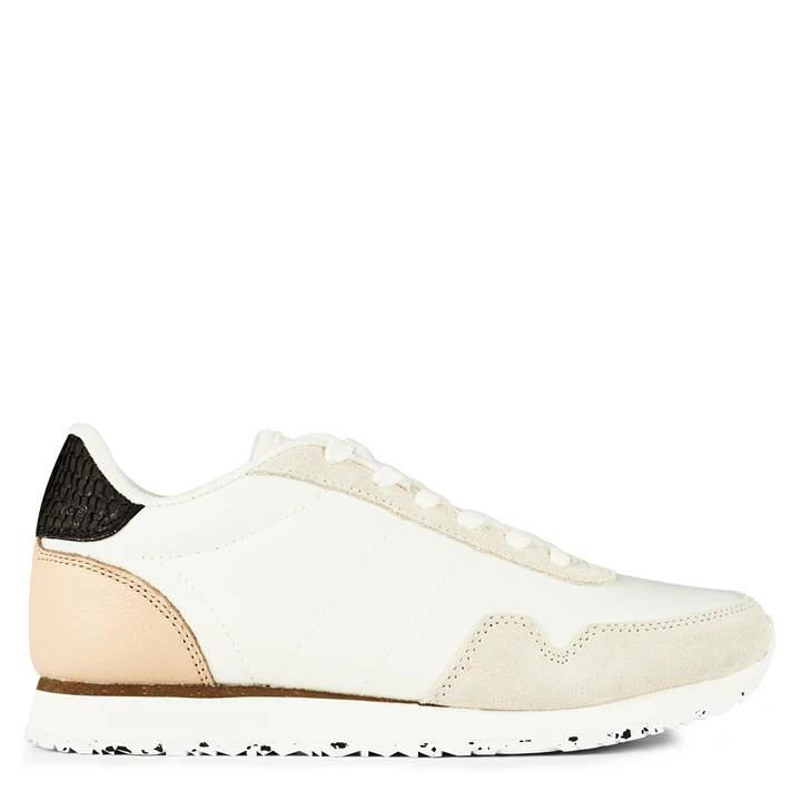 Nora III Leather Trainers - White