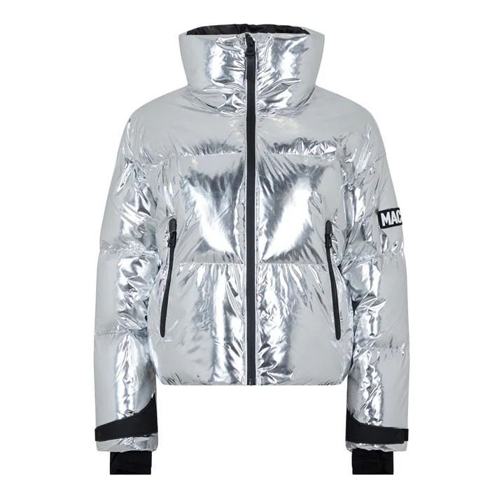 Mylah Light Down Ski Jacket - Silver