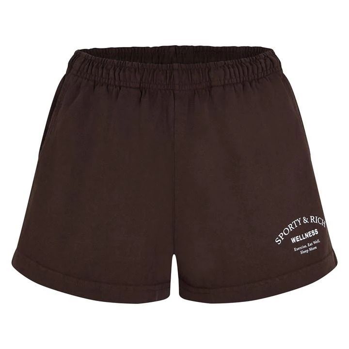 Wellness Sweat Shorts - Brown