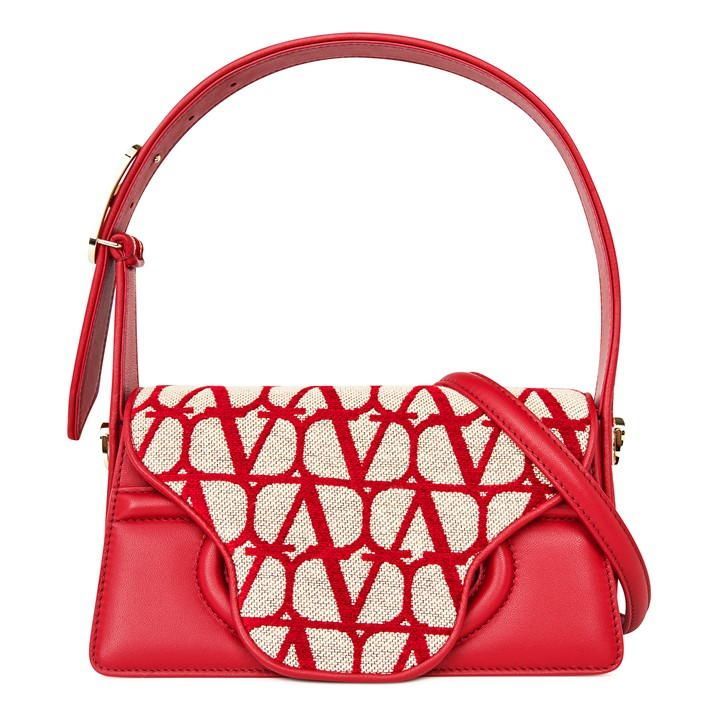 Graphic Small Shoulder Bag - Red