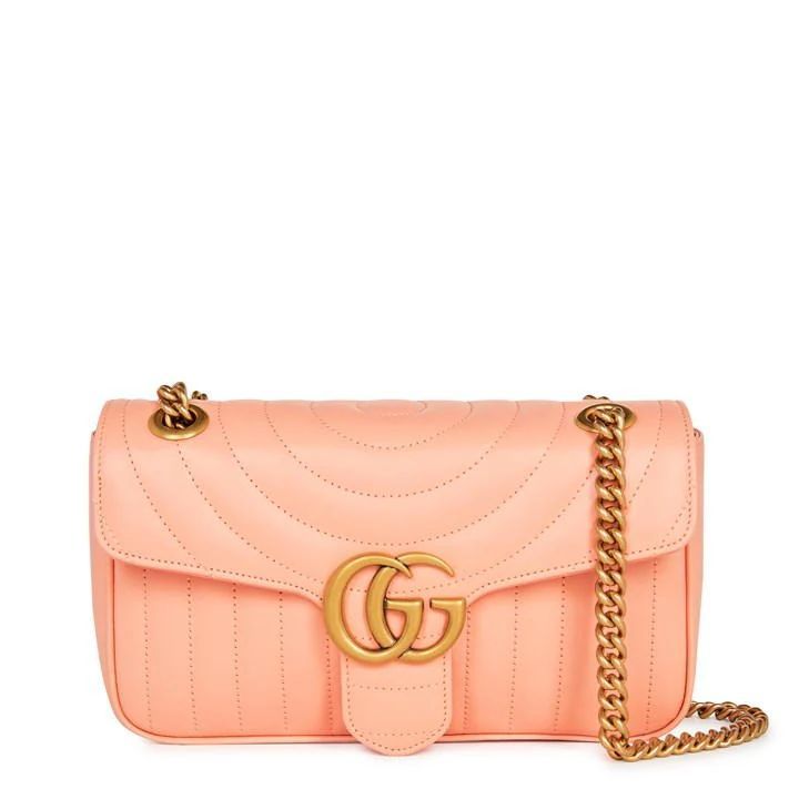 Gg Marmont Shoulder Bag - Pink