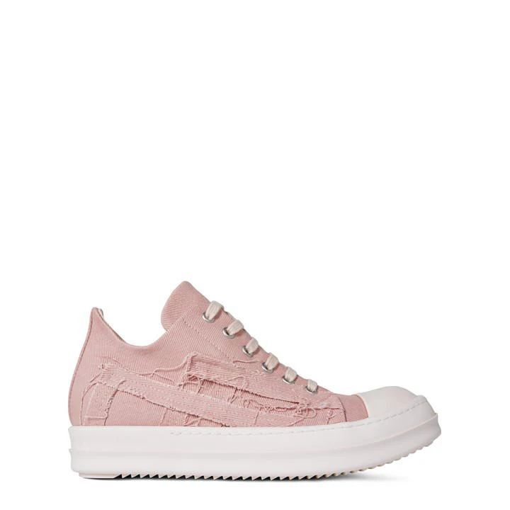 Distressed Low Sneakers - Pink