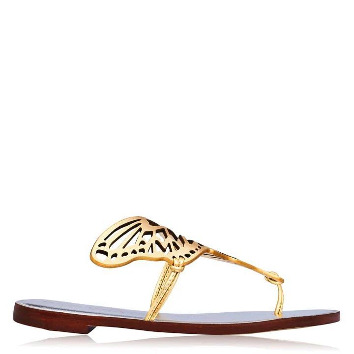 Talulah Flat Sandals - Gold