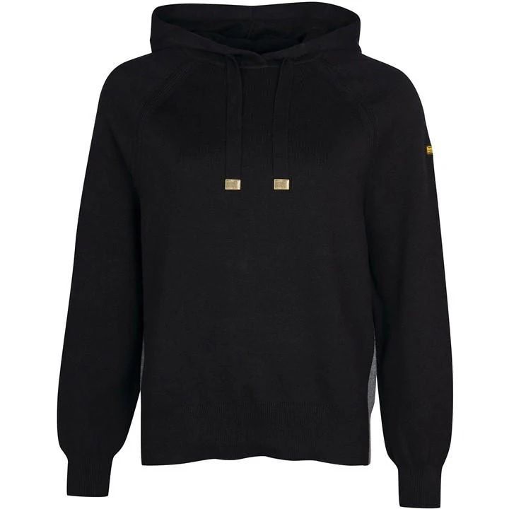 Alpine Knitted Hoodie - Black