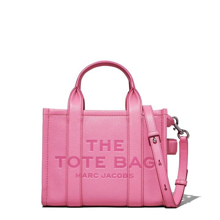 Mini Leather Tote Bag - Pink
