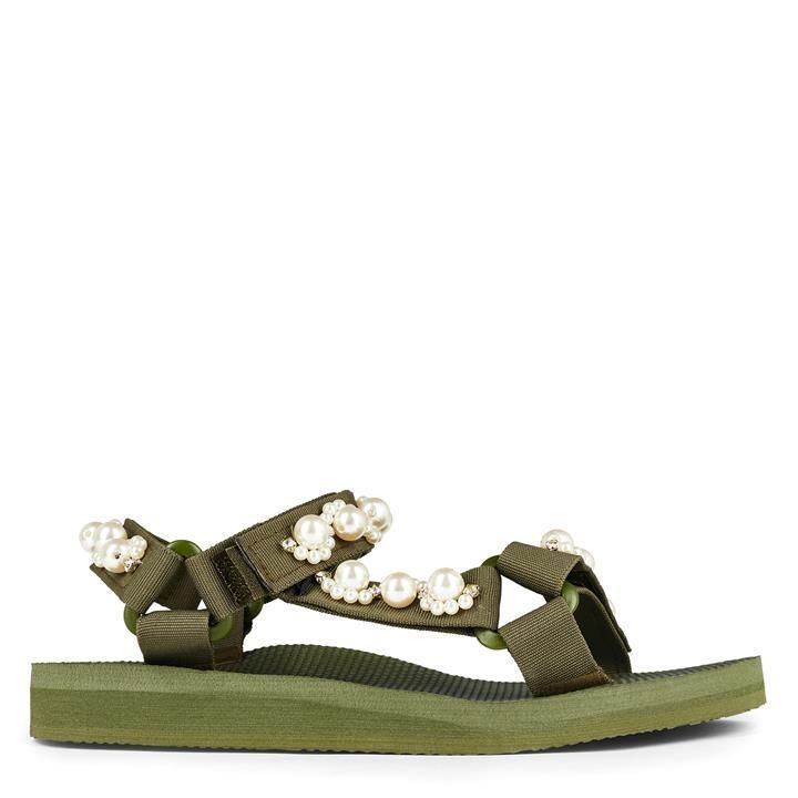 Trekky Pearl Sandals - Green